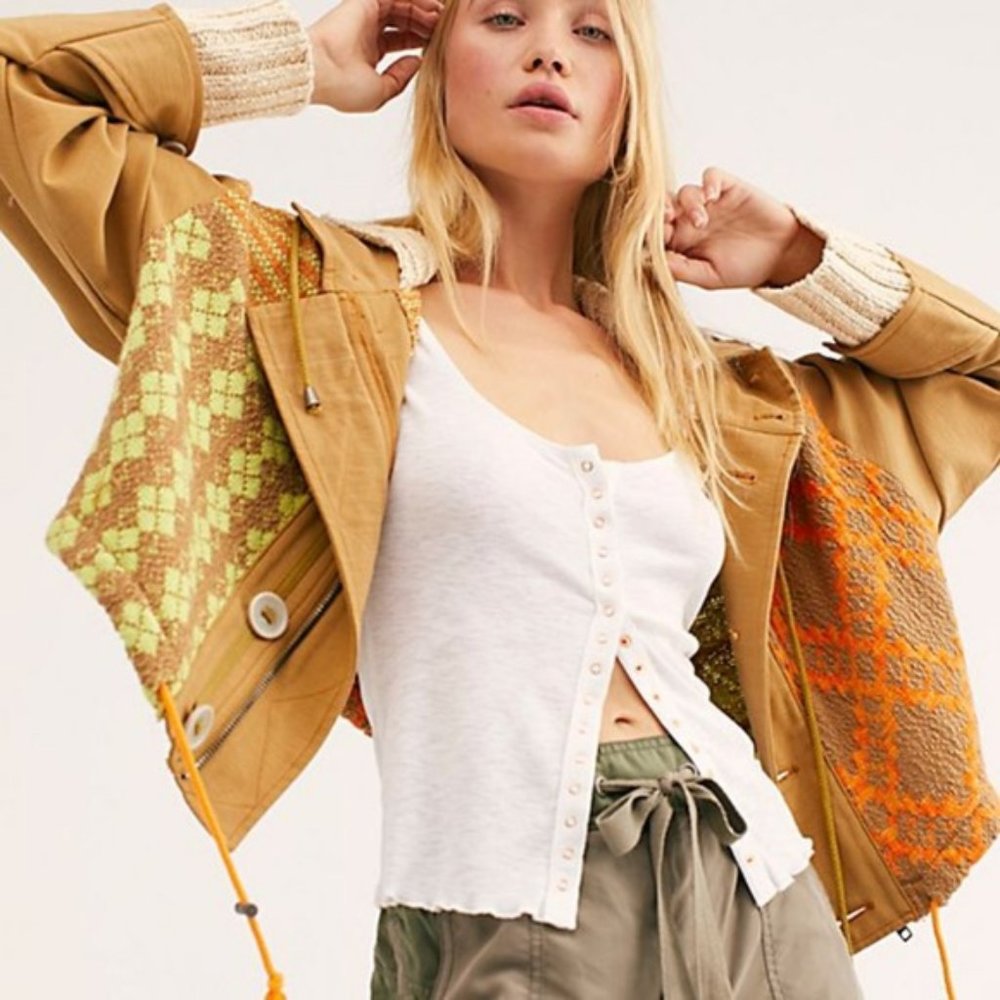 Free People Reno Knit Jacket. - Picture 2 of 16